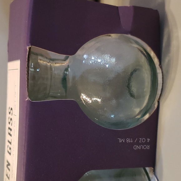 3 pk of recycled green glass small vases NWT - Picture 5 of 6
